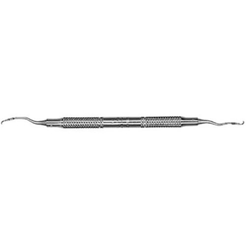HuFriedyGroup Cuvette Vision - #11/12 - Double Ended - #6 Satin Steel Handle