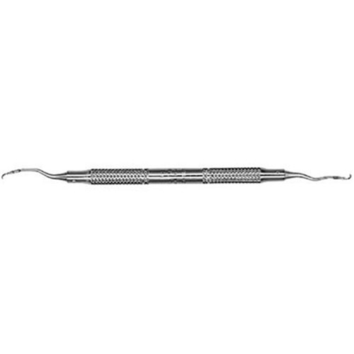 HuFriedyGroup Cuvette Vision - #11/12 - Double Ended - #6 Satin Steel Handle