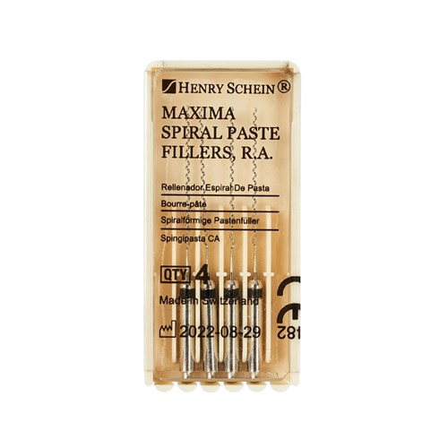 HENRY SCHEIN Paste Filler 25mm Size 4 Black Pack of 4