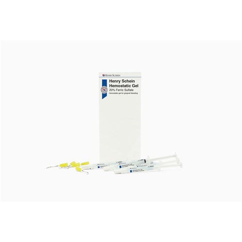 Henry Schein Haemostatic Gel - 20% Ferric Sulphate - 1.2ml Syringe, 10-Pack with 20 Tips
