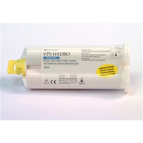 Henry Schein VPS Hydro - Regular Body Wash, 2-Pack (50ml Cartridges and 6 Mixing Tips)