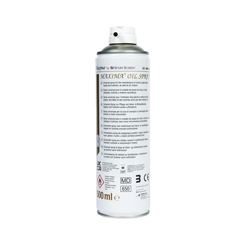 Henry Schein Maxima Handpiece Oil - 500ml Spray Can