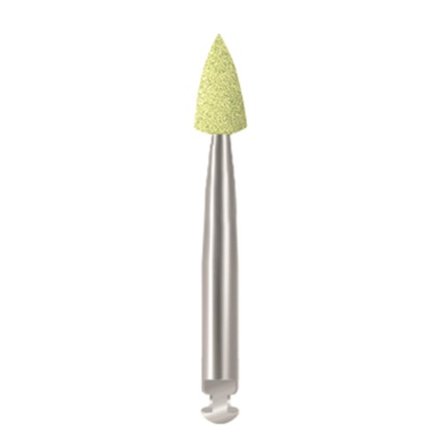 Henry Schein Maxima Composite Polishers - Slow Speed, Right Angle (RA) - Medium - Step 1 - Small Flame, 12-Pack