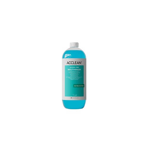 Acclean Alcohol Free Mouthwash - 1 Liter bottle without Dosing Pump