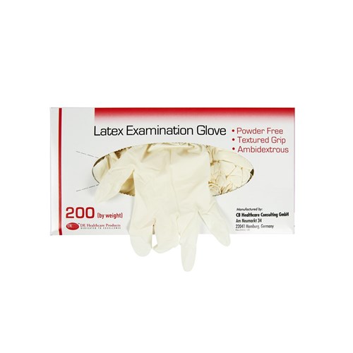 HSD-9770361 - DE Latex Pwd Free Glove Extra Small 