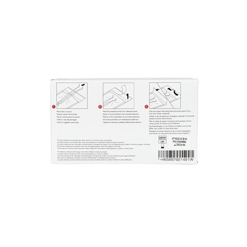 DE Self Seal Sterilisation Pouches - 83mm x 159mm, 200-Pack