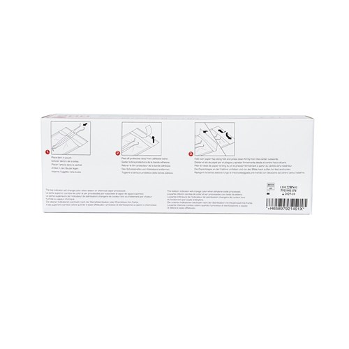 DE Self Seal Sterilisation Pouches - 89mm x 254mm, 200-Pack
