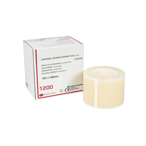 DE Barrier Film - Clear Adhesive - Universal - 101mm x 152mm, 1200-Pack