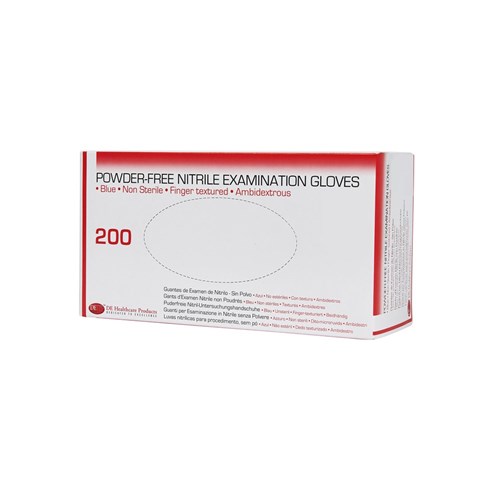 HSD-9796095 - Gloves DE Nitrile Examination Pwd Free Medium Box 200