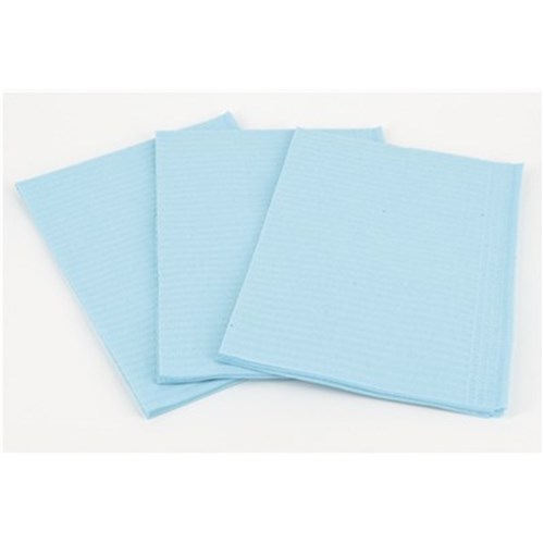 DE Patient Bibs - Blue, 500-Pack