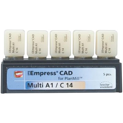 Ivoclar Empress CAD for PlanMill - Multi - Shade A1 C14, 5-Pack