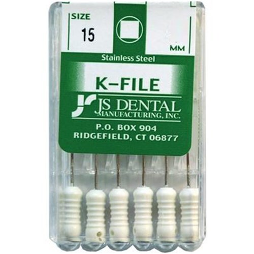 K File 21mm Size 15 pack of 6