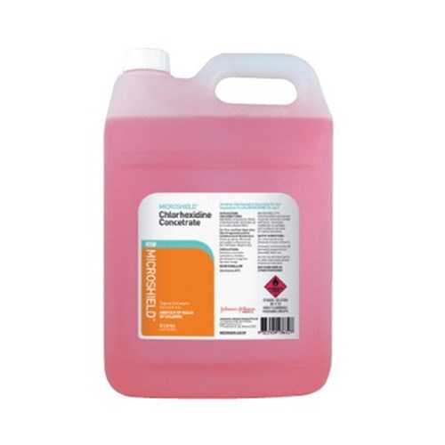 MICROSHIELD 5 Broad Spectrum 5% Chlorhexidine 5L Bottle