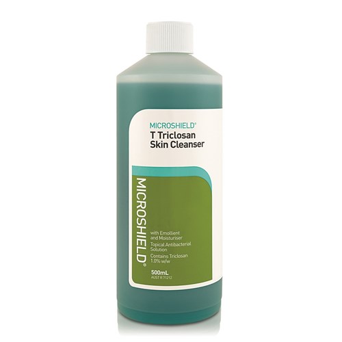 Schulke Microshield T Skin Cleanser - 1% Triclosan - 500ml Bottle