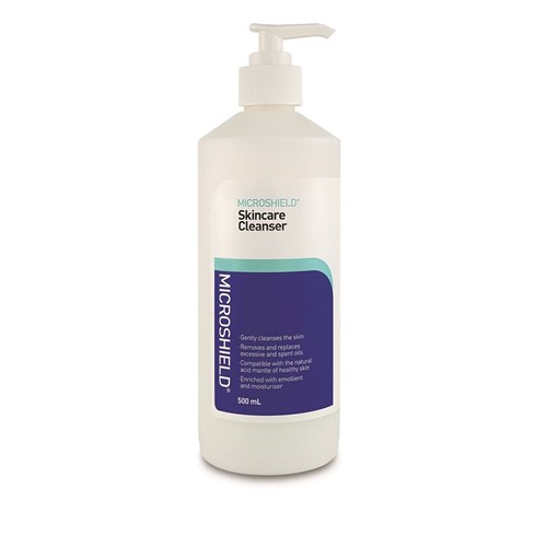 Schulke Microshield Skin Cleanser pH 5.5 - Soap Free - 500ml Bottle