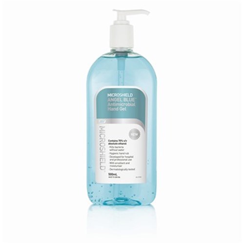 Schulke Microshield Angel Blue - Antimicrobial Hand Gel - 500ml Bottle