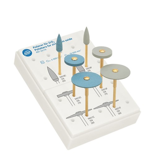 Komet Polishing Kit - 4617-104 - Zirconium dioxide - Diamond Grit