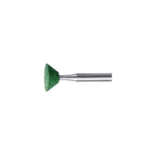 Komet Abrasive - Green - 613-130 - Medium Grit - for Cermics - Straight (HP), 1-Pack