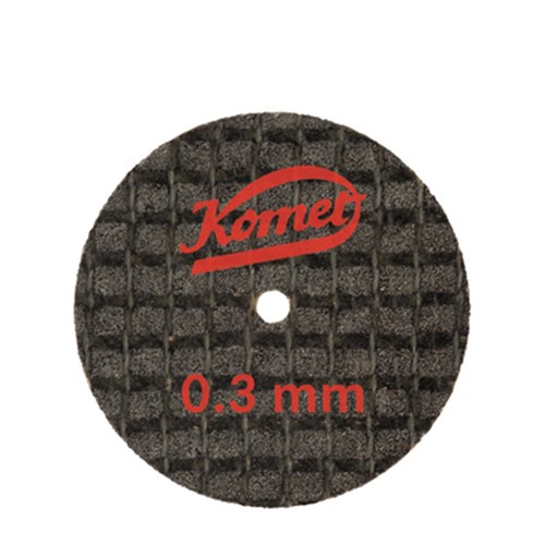Komet Separating Disc - 0.3x22mm - Fibre Reinforced - Thin, 10-Pack