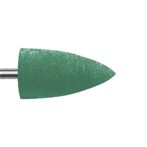 Komet Acrylic Polisher - 9642C - Course - Green - Straight (HP), 10-Pack