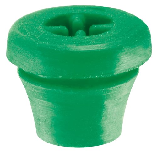 Komet Silicone Plug for Bur Blocks - 9891-5 - Green, 8-Pack