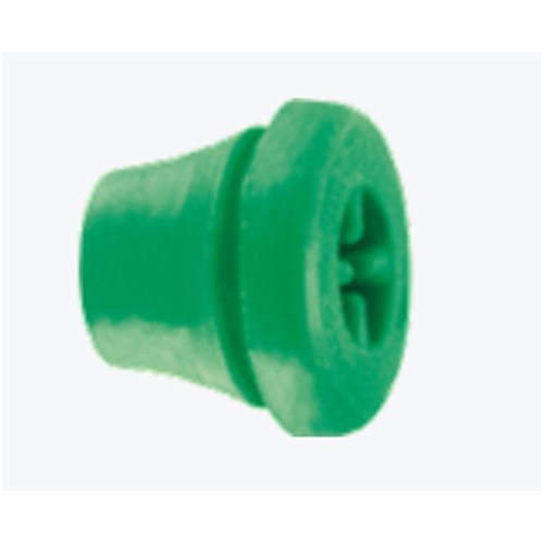 Komet Silicone Plug for Bur Blocks - 9891-5 - Green, 8-Pack