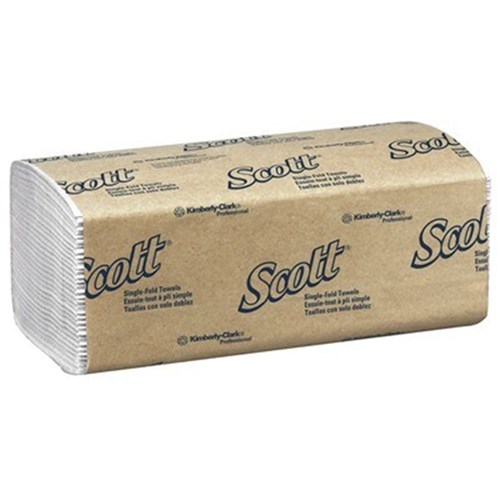 Kimberly-Clark Scott Interfold Towel - Standard White - 250 sheets, 16-Pack
