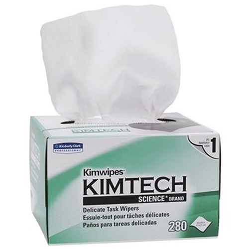 KIMTECH Kimwipes 21 x 11cm Box of 280 Sheets Carton of 30