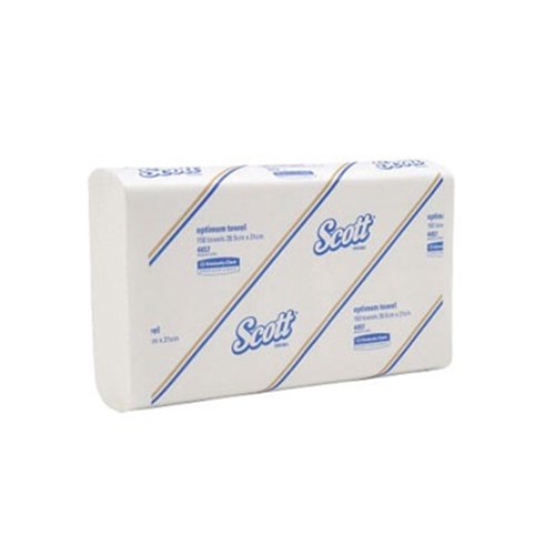 Kimberly-Clark Scott Optimum Towel - Large - 30.5 x 21cm - 150 sheets per Pack, 16-Pack