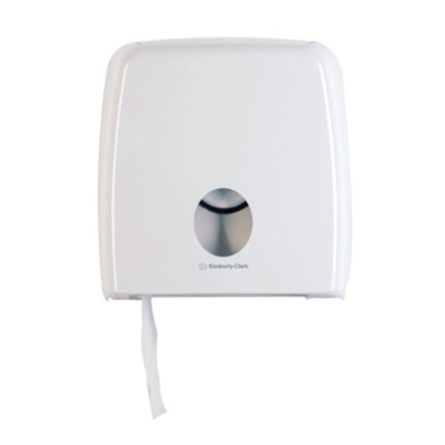 Kimberly-Clark Aquarius Jumbo Roll Dispenser - White - 1x1 - Lockable