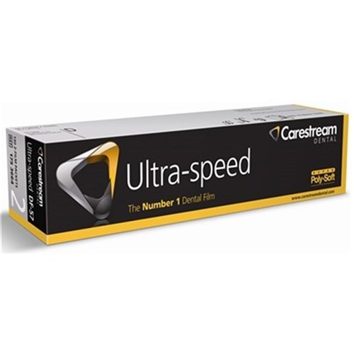 CareStream DF57C - Ultraspeed Periapical Double Film - #2 with Barrier, 100-Pack