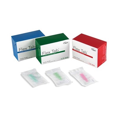Kerr FLEX Tabs - Assorted - Blue/Green/Pink, 90-Pack