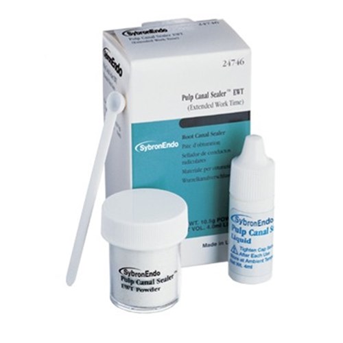 Kerr Pulp Canal Sealer EWT - Zinc Oxide Eugenol Root Canal Sealer - Standard Pack - 10.5g Powder and 4ml Liquid