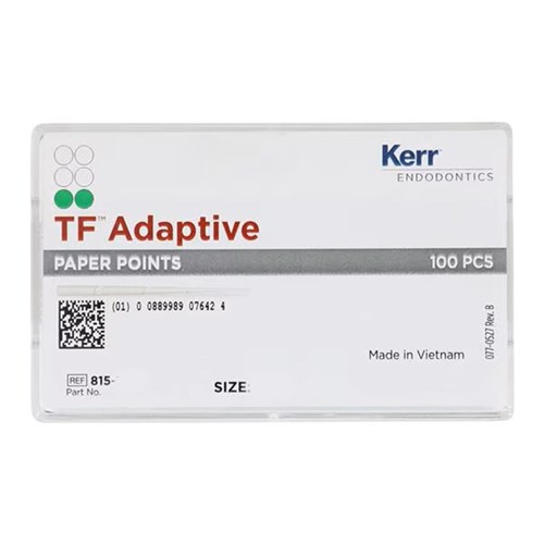 KERR TF ADAPTIVE Paper Points Med/Large Green Pk 100 ML1