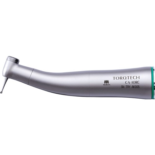 Morita TorqTech Series Handpiece - CA-10RC - Contra Angle - Green Band - 10:1 Speed - Reduction - Non-Optic