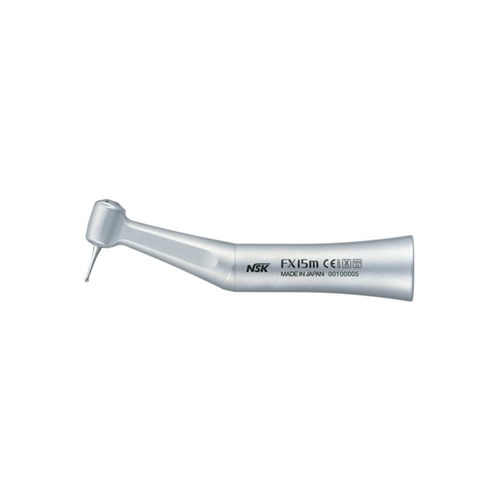 NSK Stainless Steel Contra Angle Handpiece - FX15M - 4:1 - Push Chuck - Non-Optic - External Spray