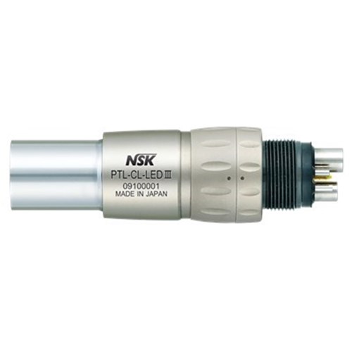 NSK FLEXIQUICK Handpiece Coupling - PTL-CL-LED III - Titanium - Optic - with Water