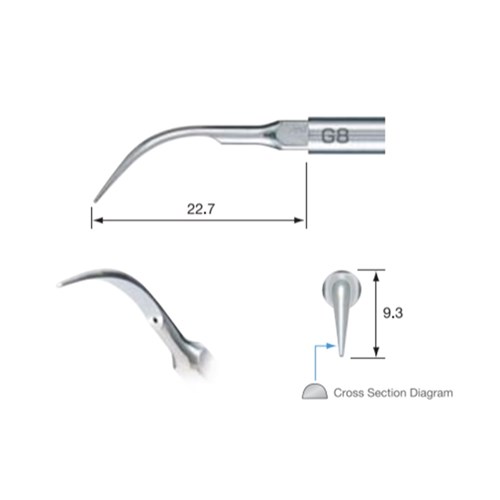 NSK Scaling Tip - G8 for NSK Varios Ultrasonic and Satelec scaler
