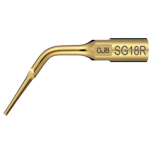 NSK VarioSurg Series - Extraction Tip - SG18R - TiN Coating - Right Angled Tip - 0.7mm Thickness