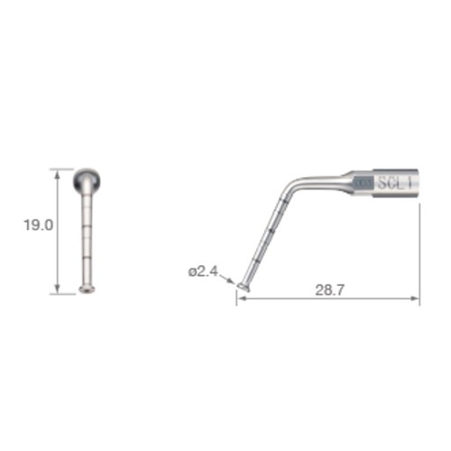 NSK Socket Lift Tip with Internal Irrigation - SCL1 - Diameter 2.4mm S-Mode 50