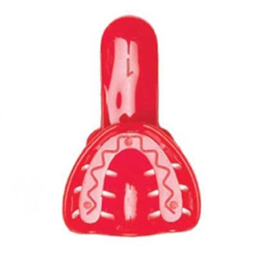 NAOL Redi-Lock Impression Tray, Upper Red, Child Small, 50-Pack