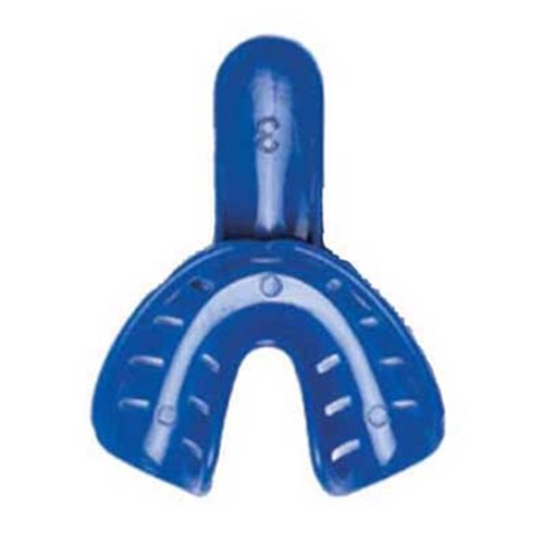 NAOL Redi-Lock Impression Tray, Lower Blue, Child Large, 50-Pack