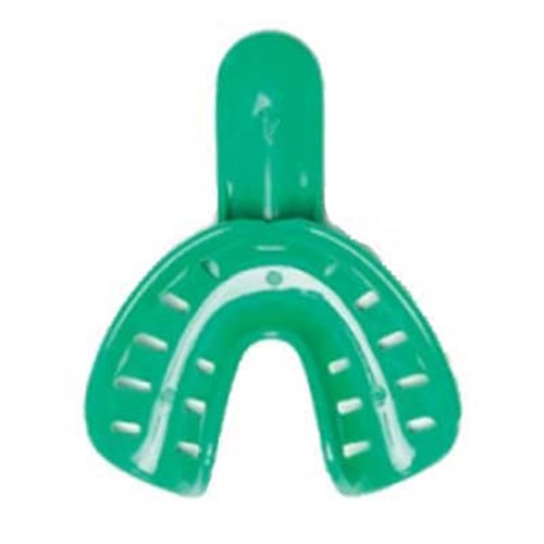 NAOL Redi-Lock Impression Tray, Lower Green, Adult Small, 50-Pack