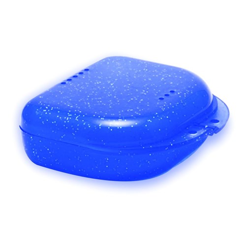NAOL Retainer Boxes Supertuff, Glitter Blue, 10-Pack