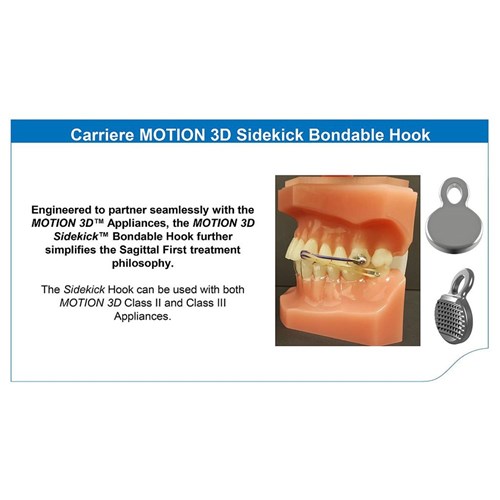 NAOL Motion 3D Sidekick Bondable Hook, 10-Pack