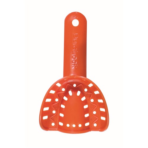 NAOL Dura-Lock Upper Impression Tray, Size 2 - Orange, 10-Pack