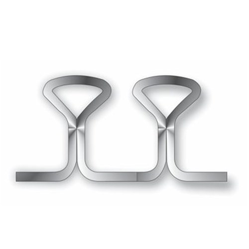 NAOL Right Form Keyhole Archwire 4 Looped, 019X025, 40mm, 10-Pack