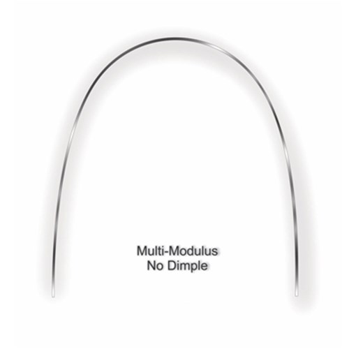 NAOL Multi Modulus Archwire, No Dimple, 018X018 Upper, 10-Pack