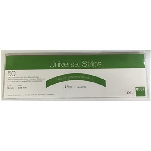 Odus Matrix Strip - Clear - 8mm - Curved, 50-Pack