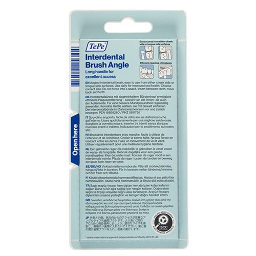TePe Angle 0.40mm Pink Pack of 6 Recycable Cardboard